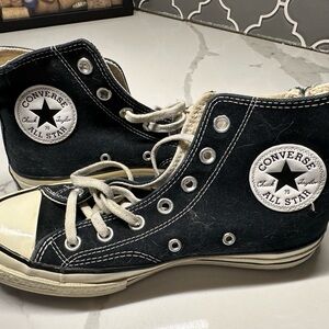 Black Converse All Stars “Chuck Taylor’s” Size 6